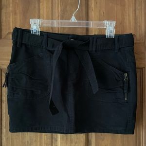 Black Arizona mini skirt